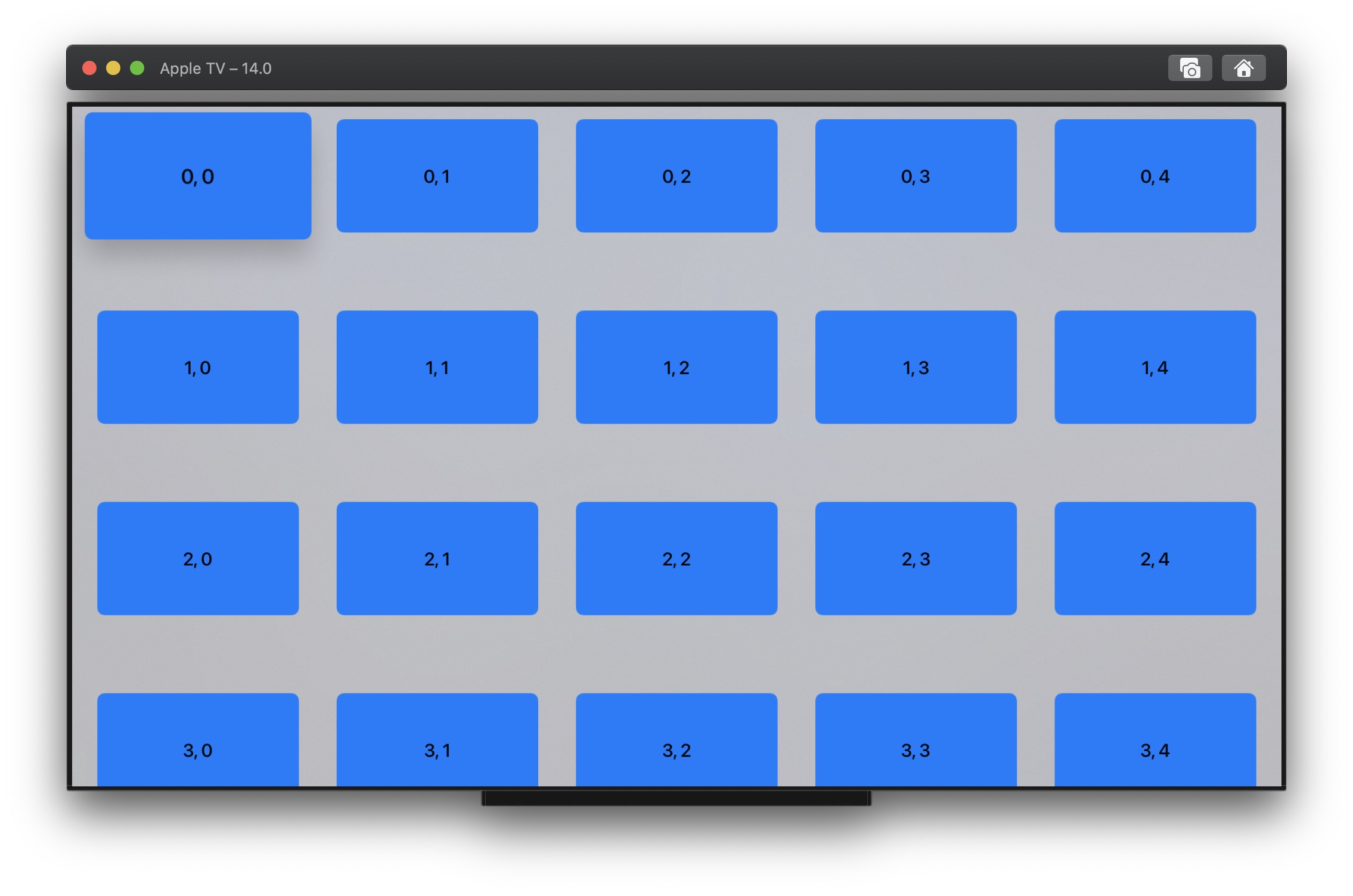 Lazy stack grid